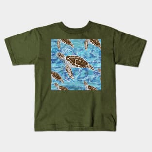 For the Love of Turtles Kids T-Shirt